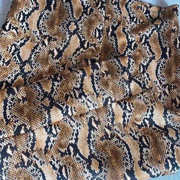 Thalia Sodi snake print high waisted midi pencil skirt Sz M New - Picture 12 of 16